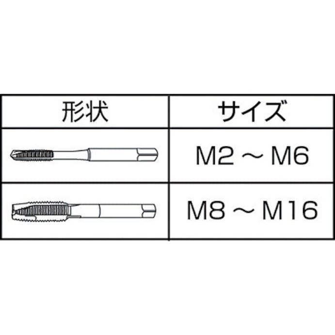 【CAINZ-DASH】イシハシ精工 ステンレス用ジェットタップ（ポイントタップ）メートルねじ　Ｍ２．６Ｘ０．４５ JETSUSM2.6X0.45【別送品】