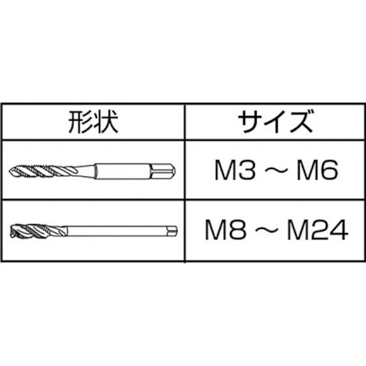 【CAINZ-DASH】イシハシ精工 スパイラルタップ メートルねじ・並目 M4X0.7 SPT-M4X0.7【別送品】