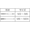 【CAINZ-DASH】イシハシ精工 コバルトスパイラルタップ　Ｍ５Ｘ０．８ COSPT-M5X0.8【別送品】