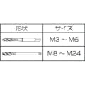 【CAINZ-DASH】イシハシ精工 スパイラルタップ　メートルねじ・並目　Ｍ６Ｘ１．０ SPT-M6X1.0【別送品】