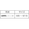 【CAINZ-DASH】イシハシ精工 ステンレス用ジェットタップ（ポイントタップ）メートルねじ　Ｍ１２Ｘ１．７５ JETSUSM12X1.75【別送品】