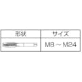 【CAINZ-DASH】イシハシ精工 ジェットタップ（ポイントタップ）メートルねじ・並目　Ｍ２０Ｘ２．５ JET-M20X2.5【別送品】