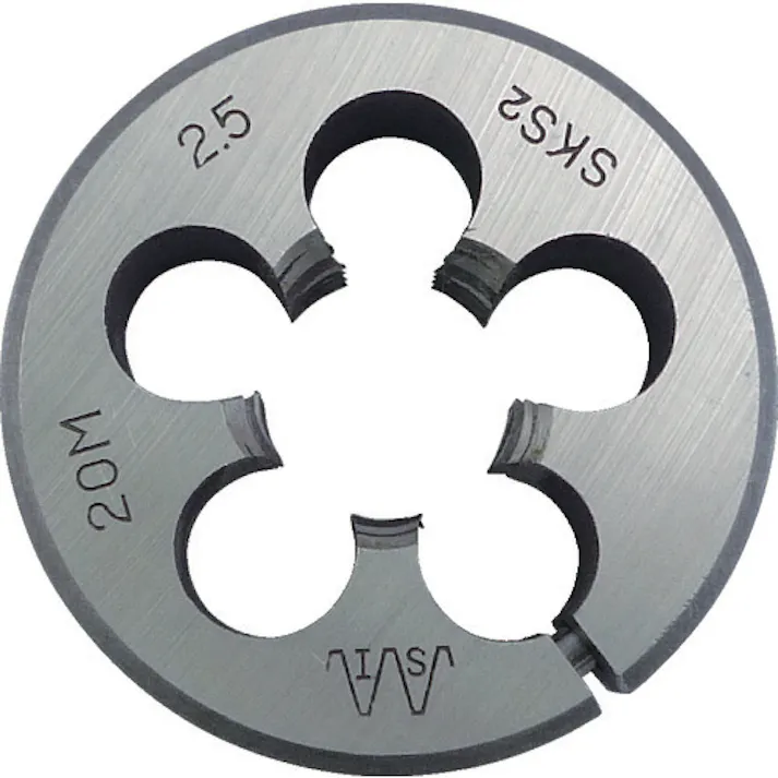 【CAINZ-DASH】イシハシ精工 ねじ切り丸ダイス メートルねじ・細目 50径 M20X1.0 IS-RD-50-M20X1.0【別送品】