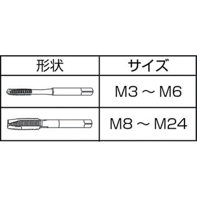 【CAINZ-DASH】イシハシ精工 ロングシャンクジェットタップ　Ｌ＝１００　Ｍ６Ｘ１．０ L100JET-M6X1.0【別送品】