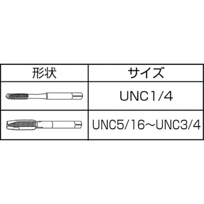 【CAINZ-DASH】イシハシ精工 ジェットタップ(ポイントタップ) ユニファイねじ・並目タイプ 5/16NC18 JET-5/16NC18【別送品】