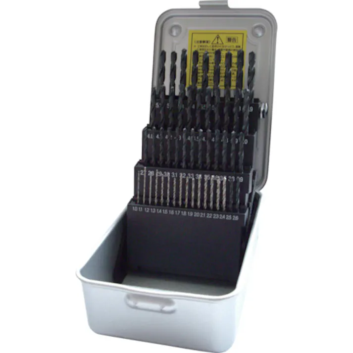 【CAINZ-DASH】イシハシ精工 ストレートドリル 50本組セット(スチールケース入り) D50-S【別送品】