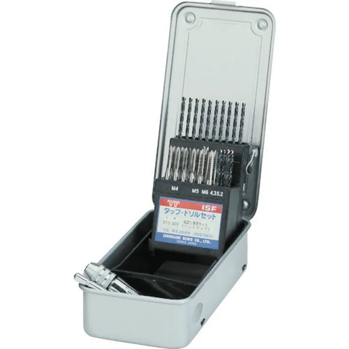 【CAINZ-DASH】イシハシ精工 電設工事用 中タップ・ドリルセット ETD-26S【別送品】