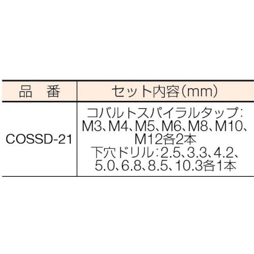 CAINZ-DASH】イシハシ精工 コバルトスパイラルタップ・ドリルセット