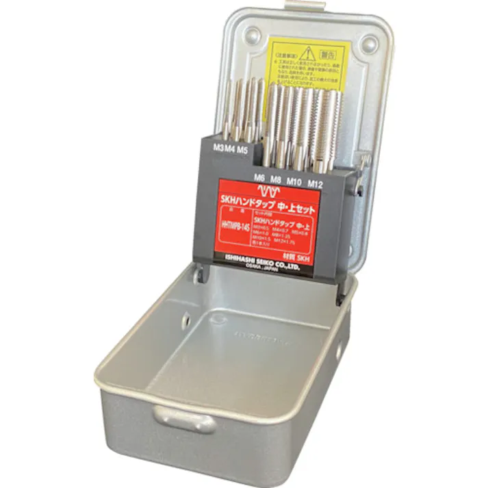 【CAINZ-DASH】イシハシ精工 ハンドタップNO,2・NO,3セット(HSS) HHTMPB-14S【別送品】