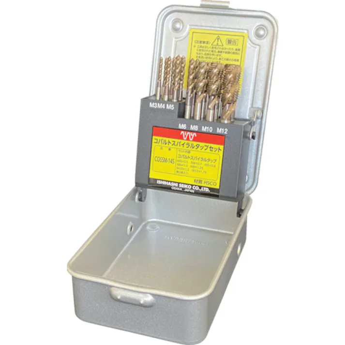 【CAINZ-DASH】イシハシ精工 コバルトスパイラルタップセット COSSM-14S【別送品】