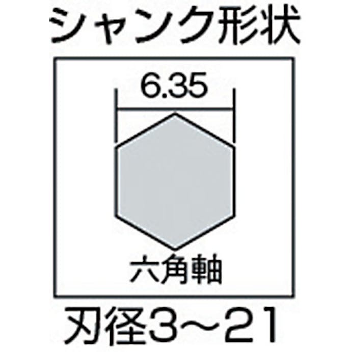 【CAINZ-DASH】大西工業 木工用兼用ビット１０．５ｍｍ NO2-105【別送品】