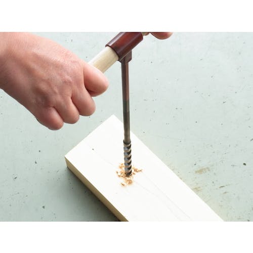 CAINZ-DASH】大西工業 木工用短捻リングオーガー（ハンドル付） 刃径