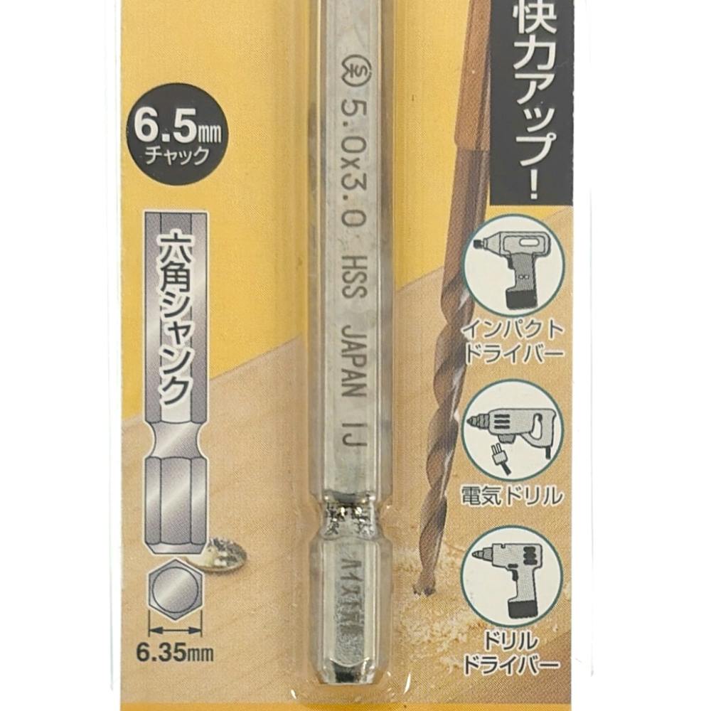 大西工業 ハイス下穴錐（ＮＯ．２１） 5mm No.21 ハイス下穴錐 大西工業 木工用ドリル 【通販モノタロウ】