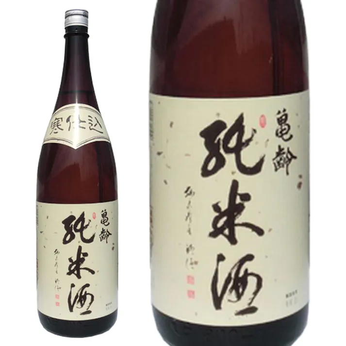 (広島県)亀齢 寒仕込 純米酒 1.8L【別送品】