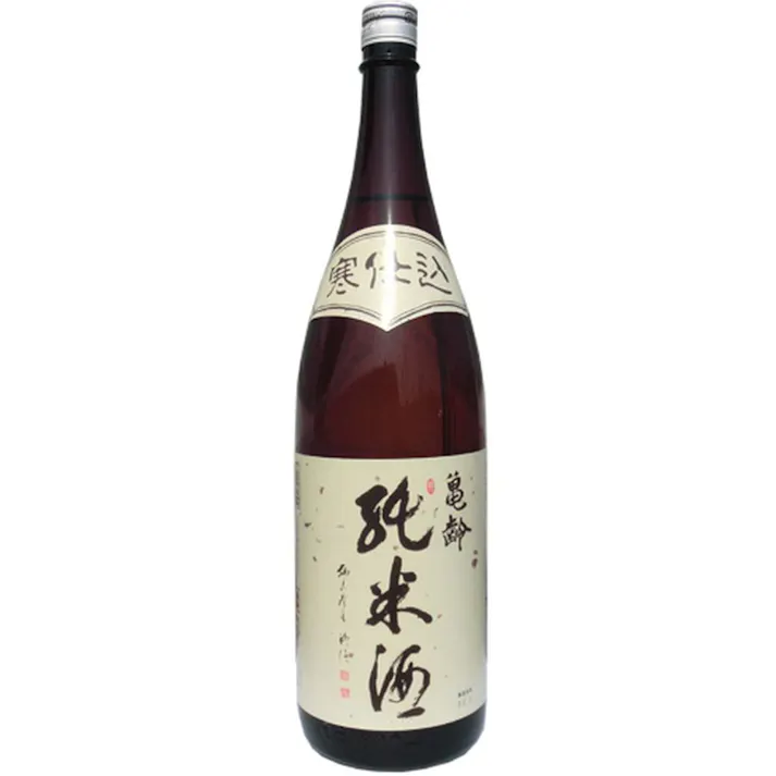 (広島県)亀齢 寒仕込 純米酒 1.8L【別送品】