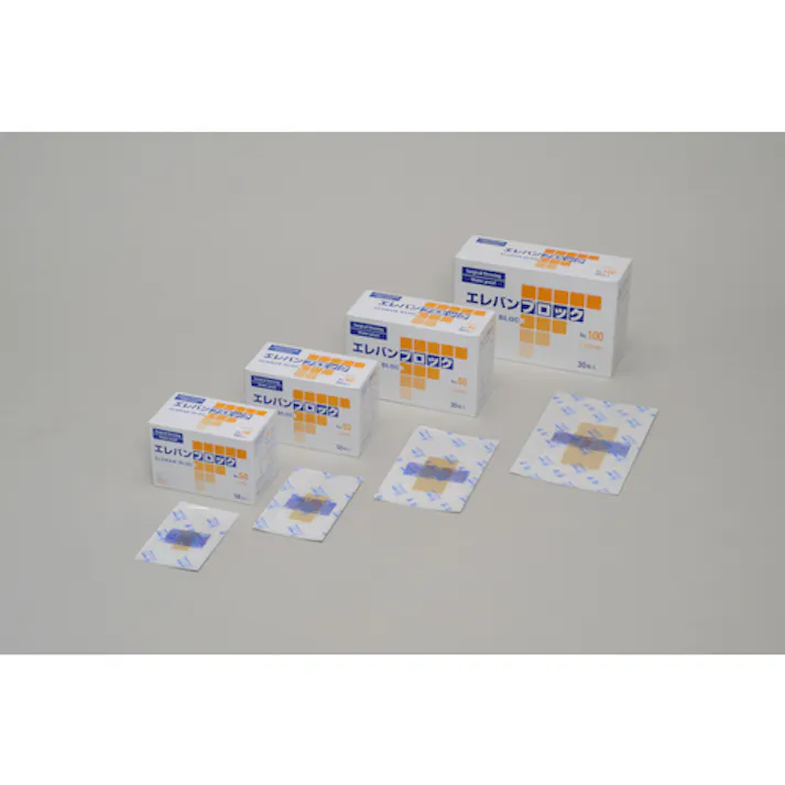 【CAINZ-DASH】ハクゾウメディカル 絆創膏 エレバンブロック NO.60 60×90mm 50枚入 3155023【別送品】