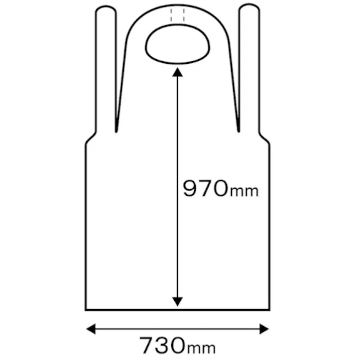 【CAINZ-DASH】竹虎 ビニールエプロンP ブルー 50枚入 076356【別送品】
