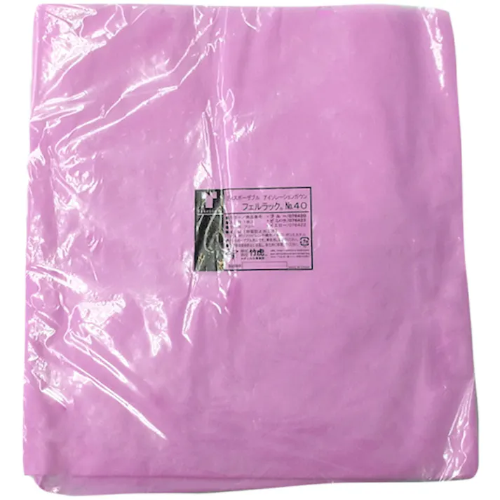 【CAINZ-DASH】竹虎 フェルラックNo.40(アイソレーションガウンフリー) ピンク 1枚×100袋 076421【別送品】