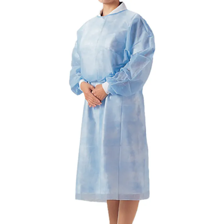 【CAINZ-DASH】竹虎 フェルラックNo.40(アイソレーションガウンフリー) ブルー 10枚×10袋 076520【別送品】