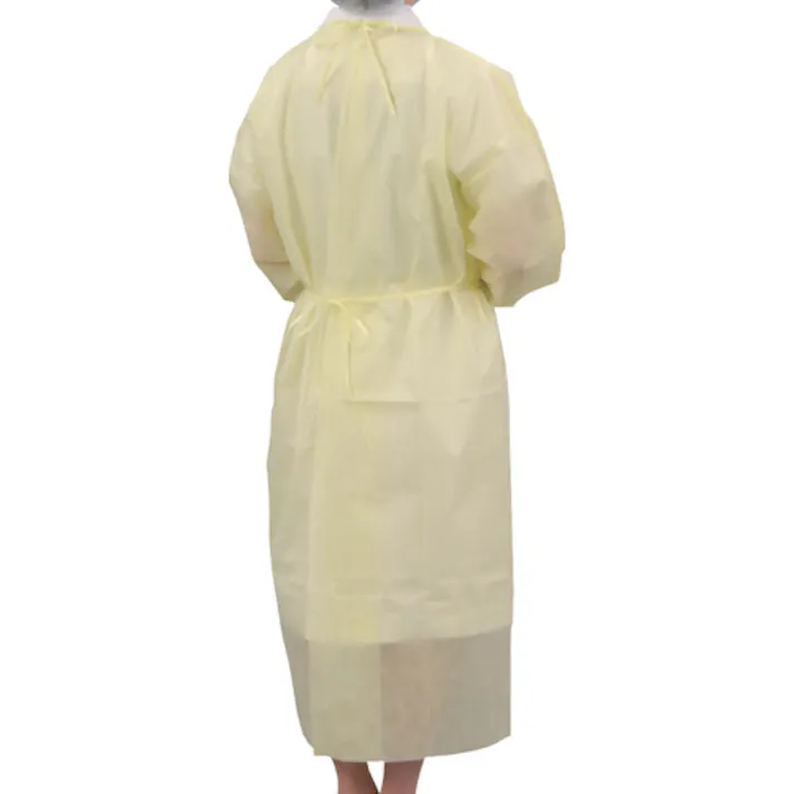 【CAINZ-DASH】竹虎 フェルラックNo.40(アイソレーションガウンフリー) イエロー 10枚×10袋 076522【別送品】