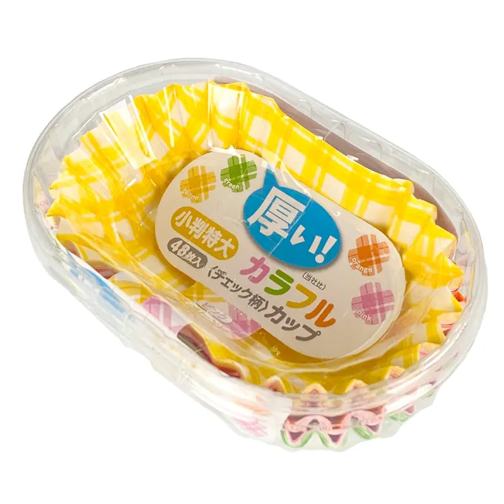 厚手おかずカップ小判 48枚入