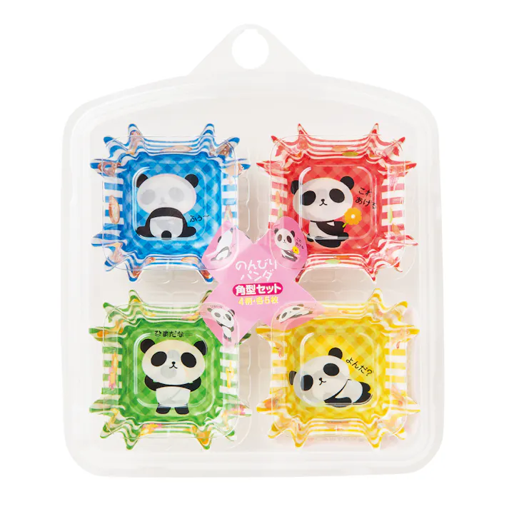 のんびりパンダ角型20枚