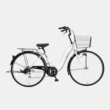 【自転車】《丸石サイクル》軽快車 26インチ メナム シルバー(販売終了)