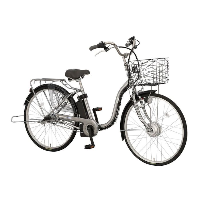 【自転車】《丸石サイクル》電動アシスト自転車 ビューアシスト 26インチ ガンメタリックシルバー(販売終了)