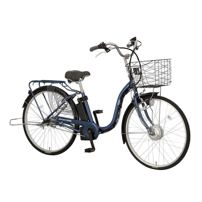 【自転車】《丸石サイクル》電動アシスト自転車 ビューアシスト 26インチ インクブルー(販売終了)