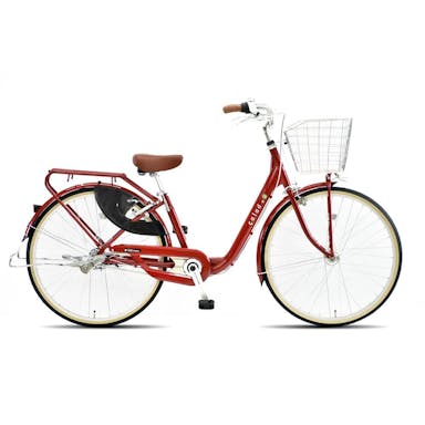 【自転車】《丸石サイクル》フリーパワーサラダS 26型 内装3段 S496 レッド(販売終了)
