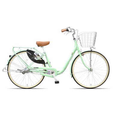 【自転車】《丸石サイクル》フリーパワーサラダS 26型 内装3段 S497 ミント(販売終了)