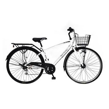 【自転車】《丸石サイクル》ブラックパンサー 27型・外装6段 耐摩耗タイヤ W823 ホワイト(販売終了)