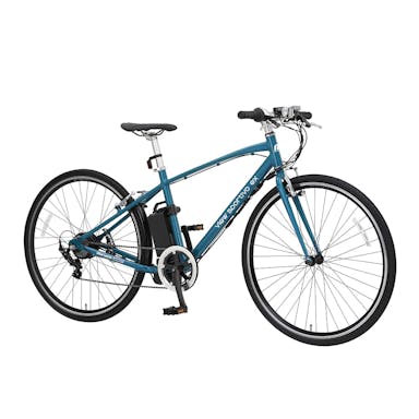 【自転車】《丸石サイクル》電動アシスト自転車 ビュースポルティーボex 700C 外装7段 ピーコックブルー