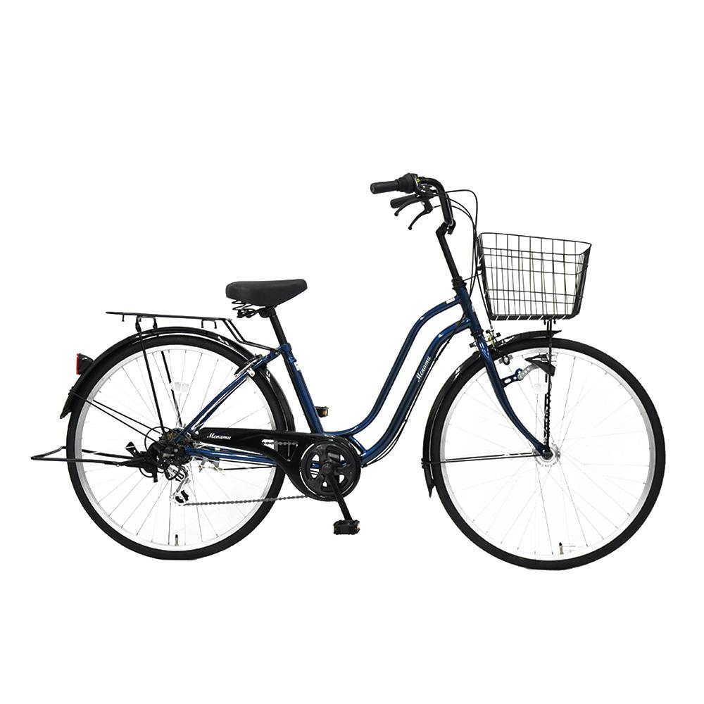 自転車】《丸石サイクル》メナム 軽快車HD 26インチ ネイビー - 自転車