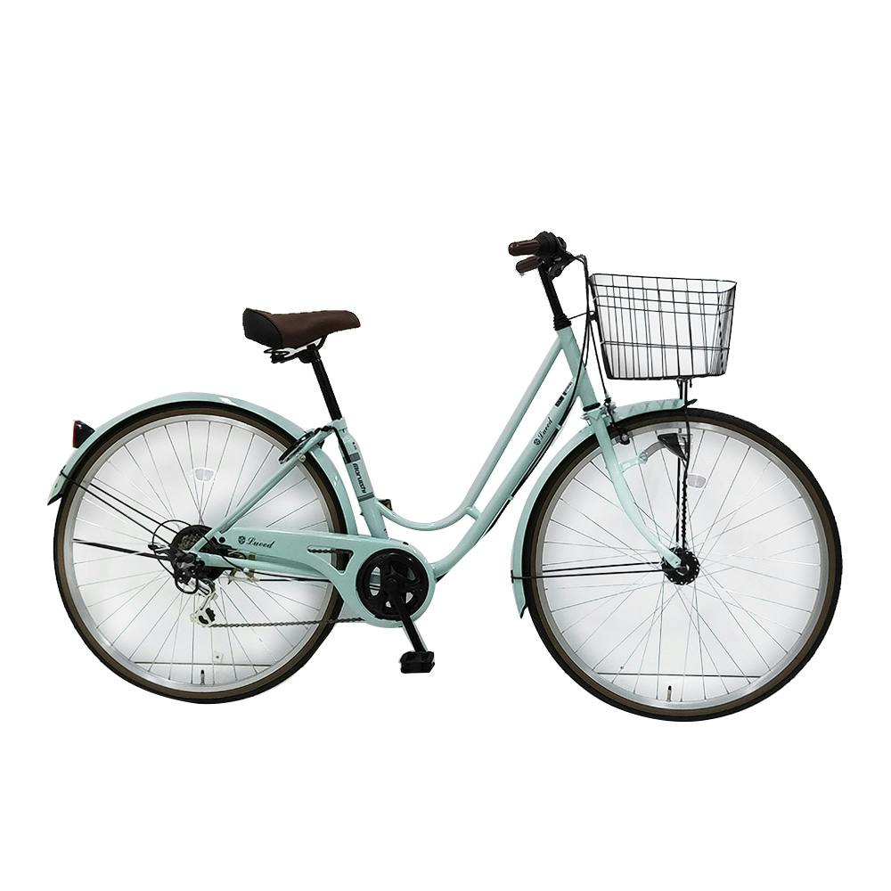 【自転車】《丸石サイクル》ルイードシティHD 27インチ 外装6段 グレイッシュミント