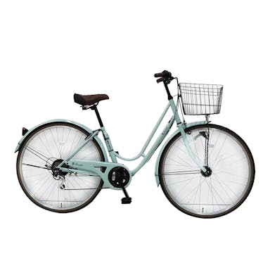 【自転車】《丸石サイクル》ルイードシティHD 27インチ 外装6段 グレイッシュミント