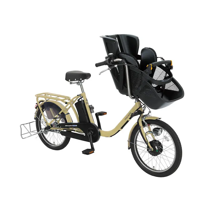 【自転車】電動アシスト自転車 ふらっか~ずシュシュアシスト FR 20インチ 内装3段 マットベージュ