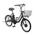 【自転車】《丸石サイクル》 電動アシスト自転車 ピッコリーノ 20インチ ハーフマットブラック(販売終了)