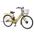 【自転車】《丸石サイクル》 電動アシスト自転車 グラウス 26インチ 外装6段 マットキャメル