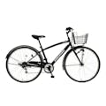 【自転車】《丸石サイクル》 ディメンションクロスHD 27インチ 外装6段変速 メタリックブラック