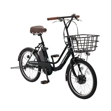 【自転車】《丸石サイクル》24年モデル 電動アシスト自転車 ビューピッコリーノ 20インチ ハーフマットブラック