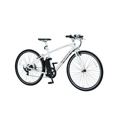 【自転車】《丸石サイクル》24年モデル 電動アシスト自転車 ビュースポルティーボEX 外装7段変速 パールホワイト