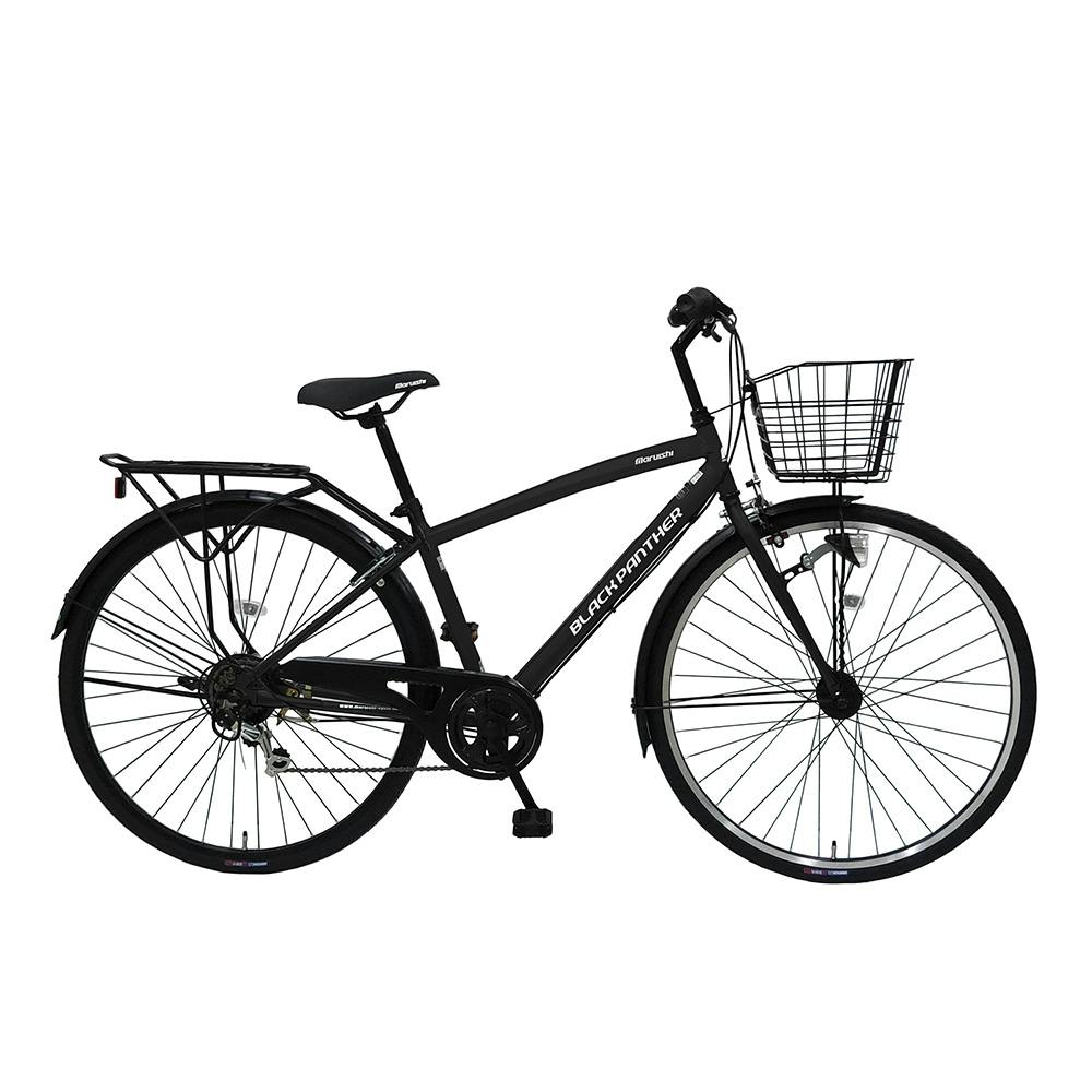 自転車】クロスバイク ブラックパンサーHD 27インチ 外装7段 マット