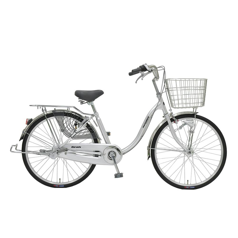 【自転車】軽快車 モディビー MODIBEE L 24インチ 内装3段 シルバー