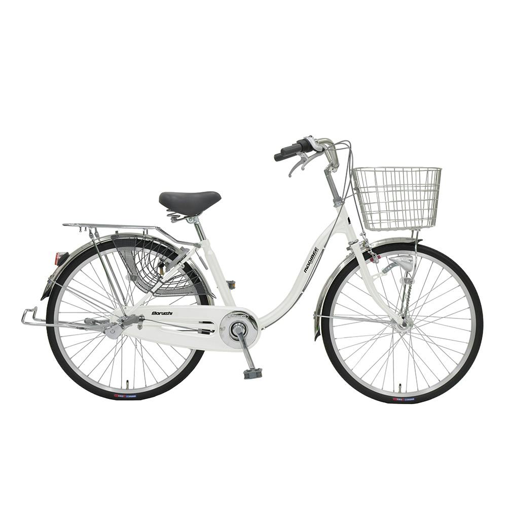 【自転車】軽快車 モディビー MODIBEE L 24インチ 内装3段 ホワイト