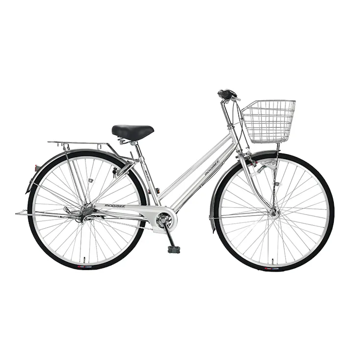 【自転車】26年モデル シティー車 モディビー MODIBEE 27インチ 内装3段 シルバー