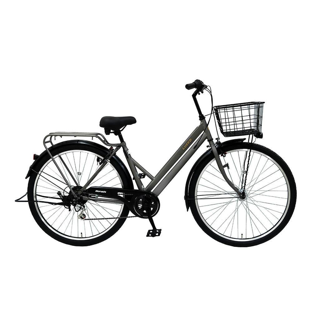 【自転車】軽快車 ファットルイード 2026 29インチ 外装6段 グレー