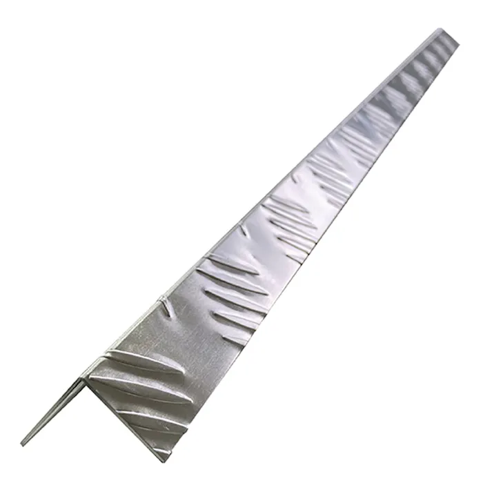 アルミアングル縞目柄 AL30×30 2m 1190