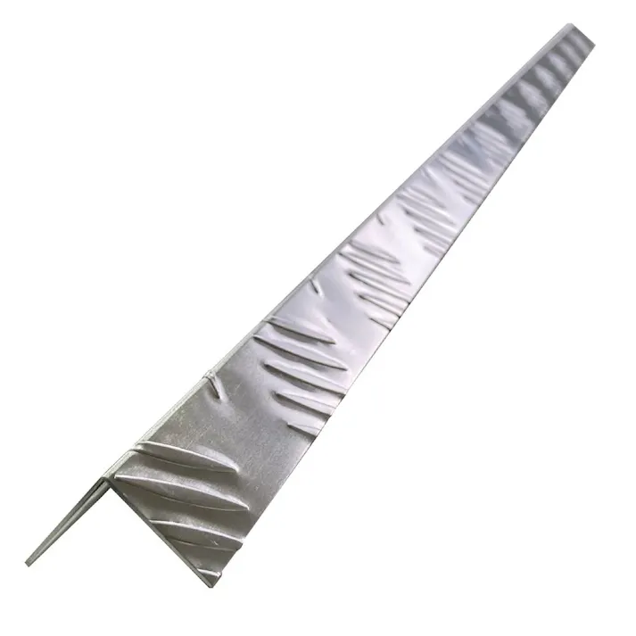 アルミアングル縞目柄 AL30×30 1m 1290