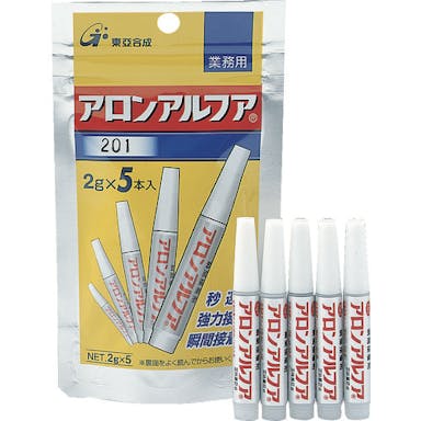 【CAINZ-DASH】東亜合成 アロンアルファ　２０１　２ｇ（５本入）【別送品】